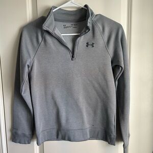 Under Armour Boys Gray 1/4 Zip
